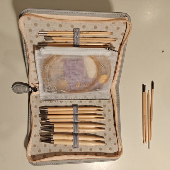 Tulip Carry C Interchangeable Bamboo Knitting Needle Set - Picture 6 of 7